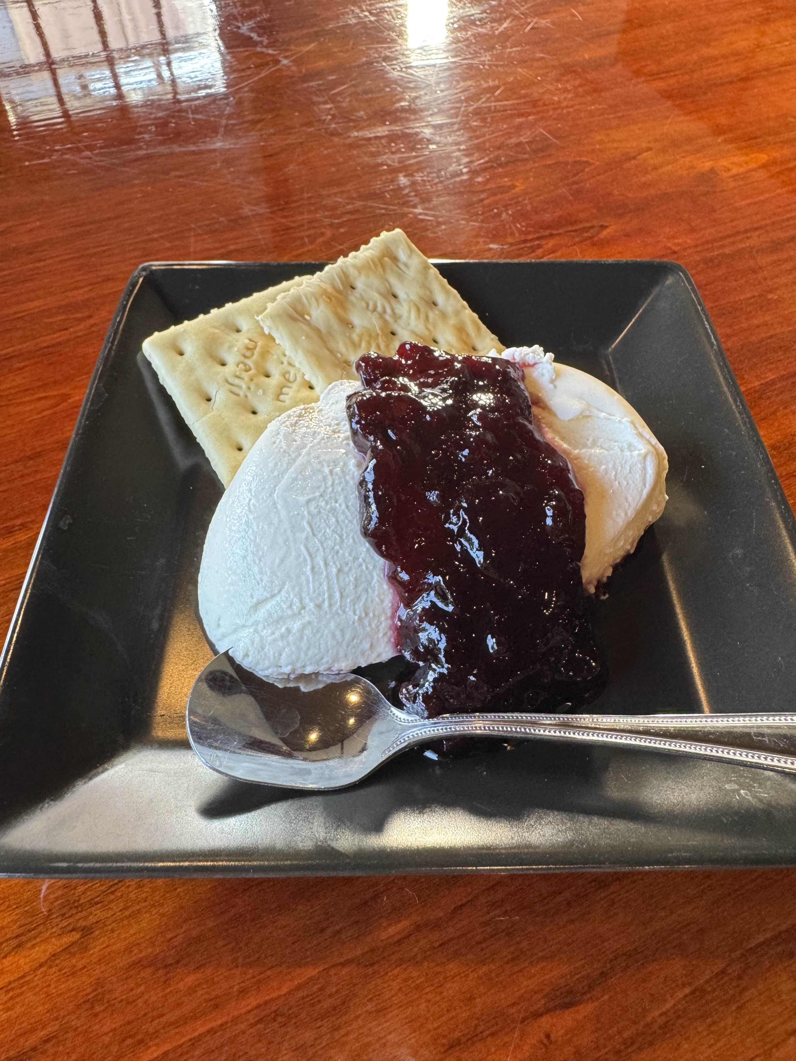 Cream cheese & blueberry